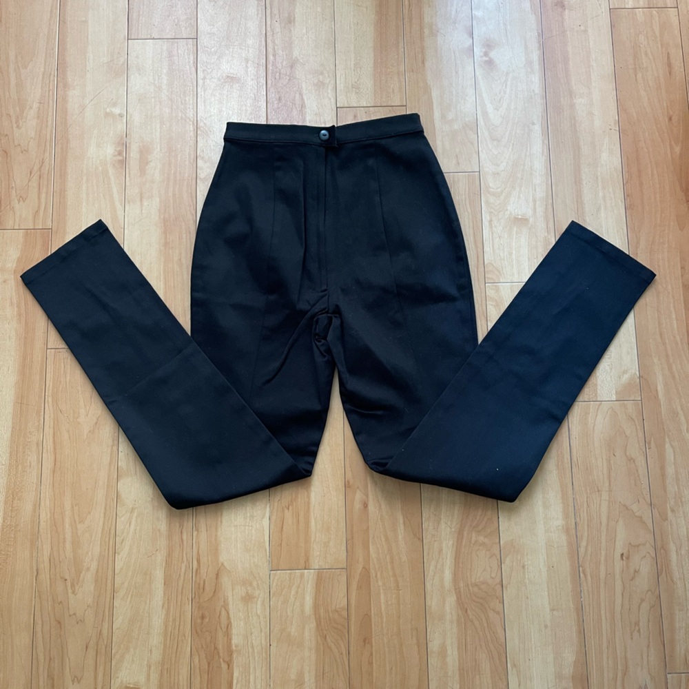 Deadly Dames by Micheline Pitt High Waist Cigarette Jeans XS